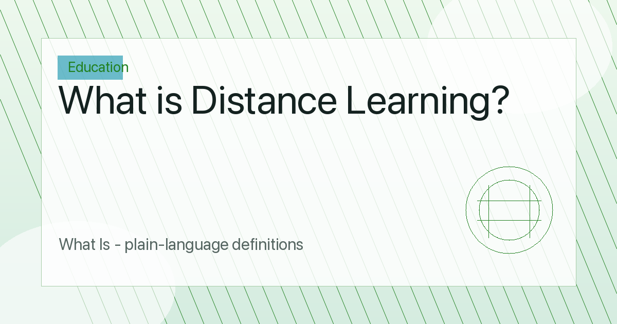 What is Distance Learning? Remote Education Meaning