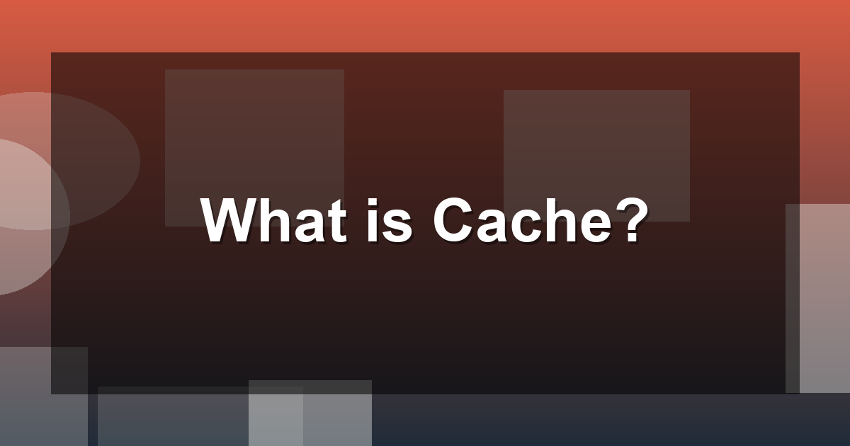 Understanding Cache Colouring What is Cache?